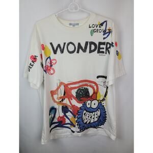 Cabbeen Unisex Graphic Designs T-Shirt Wonder Love Growth Dream Size L